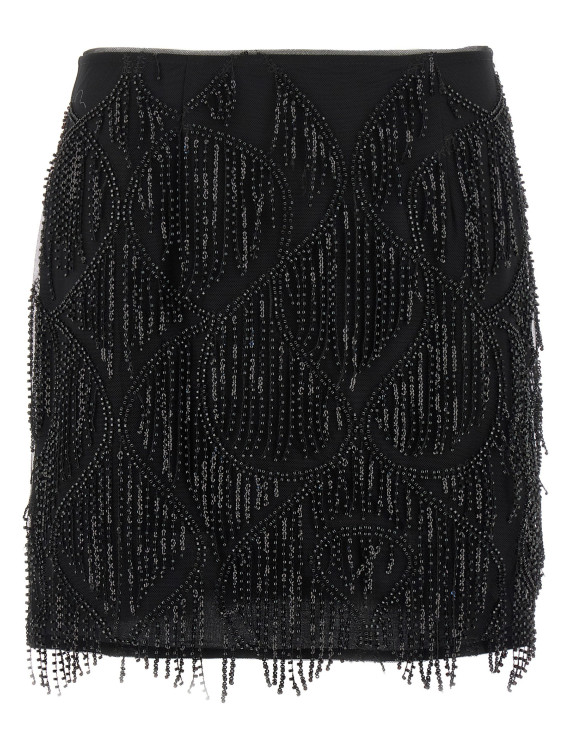 Beaded fringed skirt #1