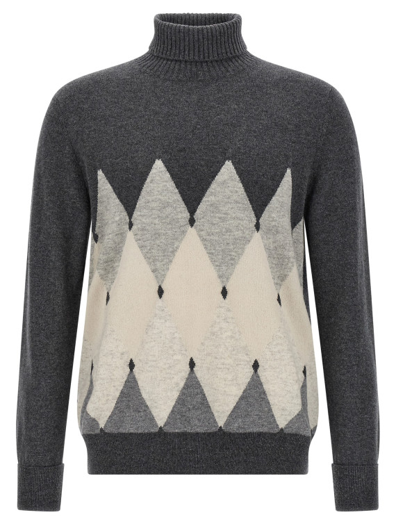 Argyle turtleneck #1