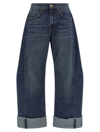 'Relaxed Cuffed Lasso' jeans