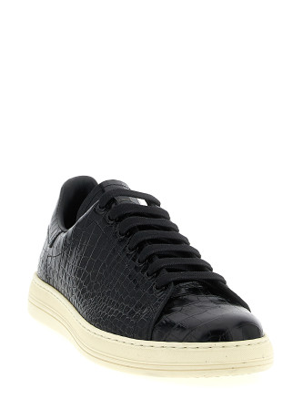 Crocodile print sneakers #
