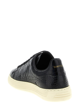 Crocodile print sneakers #