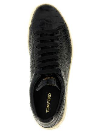 Crocodile print sneakers #