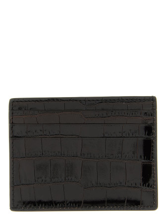 Crocodile leather card holder #