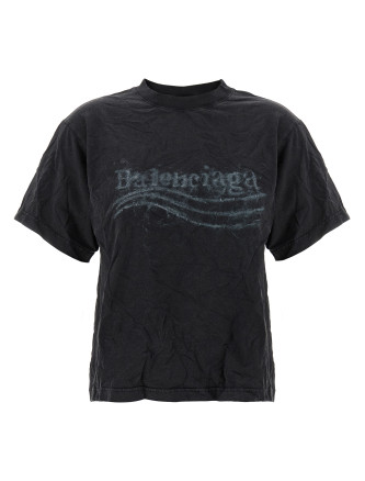 Футболка BALENCIAGA 'Washed Crayon Political'