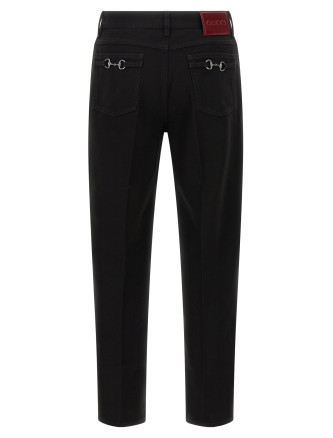 'Morsetto' cropped jeans #