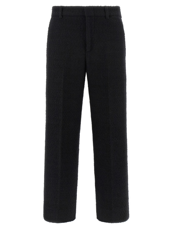 Bouclé wool pants #1