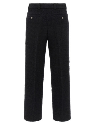 Bouclé wool pants #