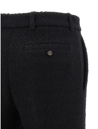 Bouclé wool pants #