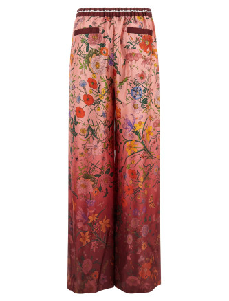'Flora' print pants #