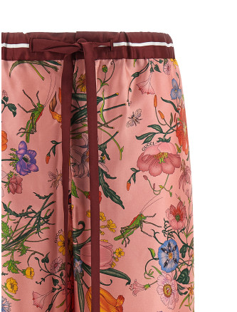 'Flora' print pants #