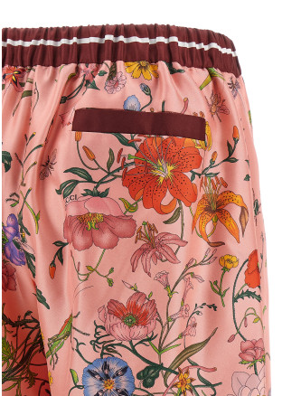 'Flora' print pants #