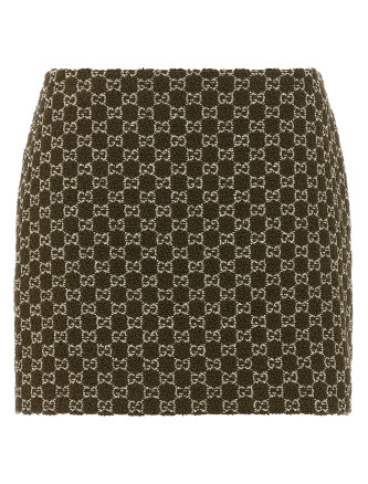 GG bouclé skirt
