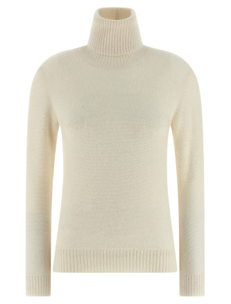 Sequin turtleneck sweater