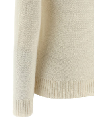 Sequin turtleneck sweater #