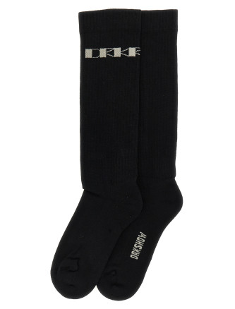 Jacquard logo socks