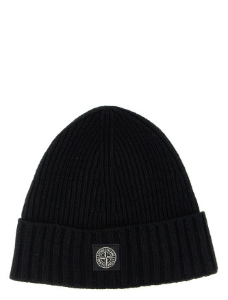 Logo patch beanie