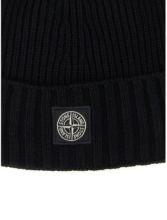 Logo patch beanie #
