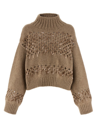 Drop sequin sweater
