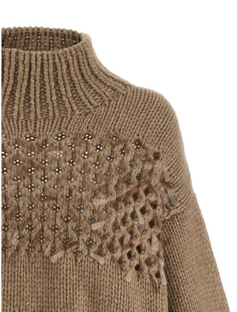 Drop sequin sweater #