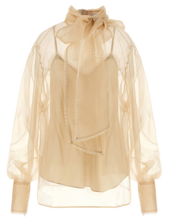 Рубашка, блузка ZIMMERMANN 'Memento Organza'