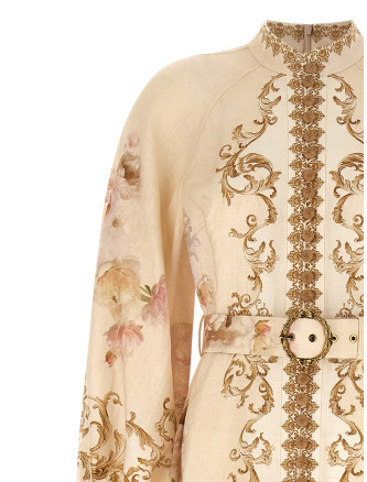 'Hypnotic Buttoned Midi' dress #