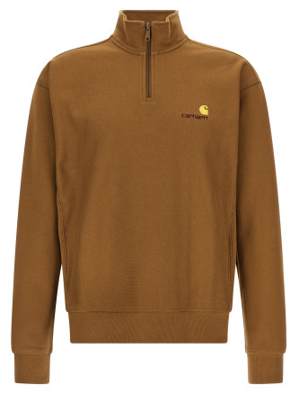 'Half zip American Script sweat' sweatshirt