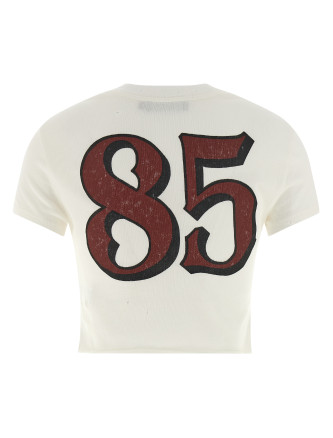 Used effect cotton t-shirt #