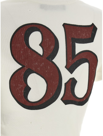 Used effect cotton t-shirt #