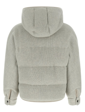 Lame wool down jacket #