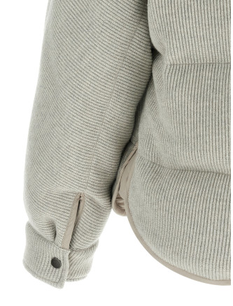 Lame wool down jacket #