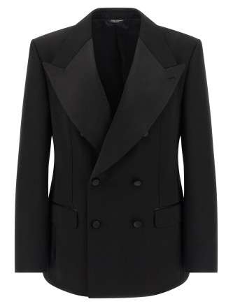 Tailored double-breasted blazer