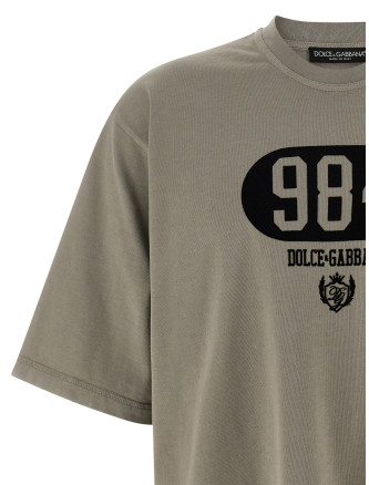 Flocked print T-shirt #