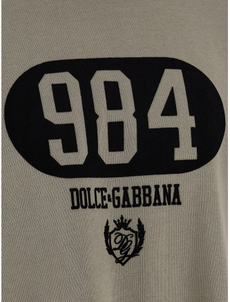 Flocked print T-shirt #