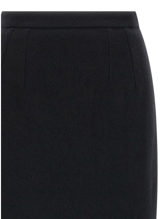 Wool sheath skirt #