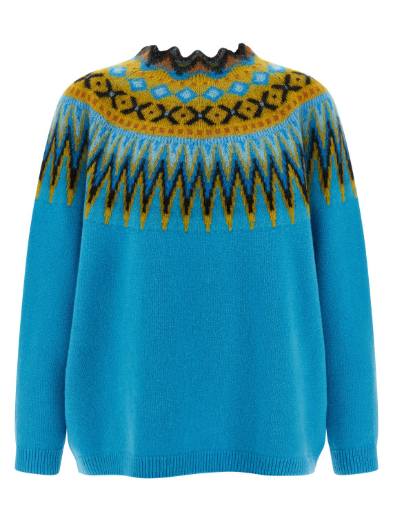 Jacquard pattern sweater #1