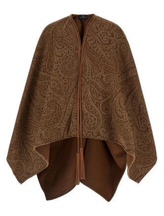 Paisley pattern cape