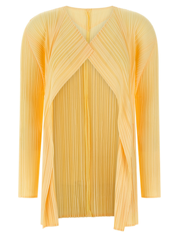 'Mellow Pleats' cardigan #1