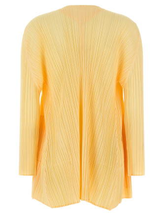 'Mellow Pleats' cardigan #