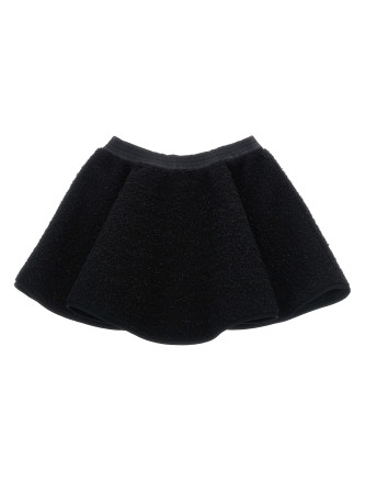 Metallic teddy skirt