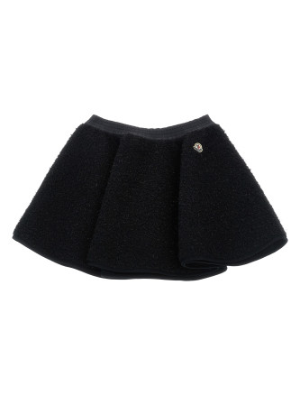 Metallic teddy skirt #