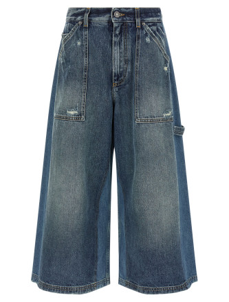 Denim bermuda shorts