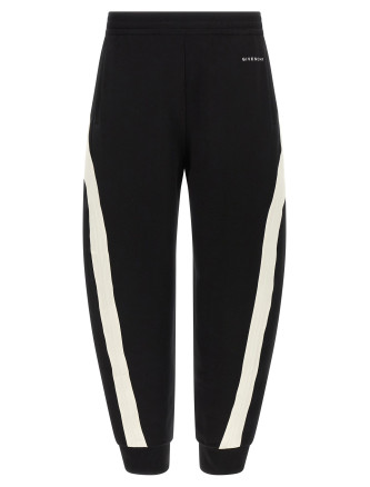 Satin insert joggers