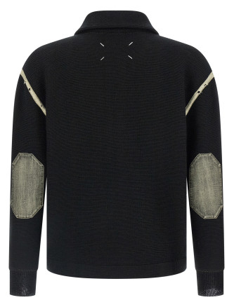 Elbow patch sweater #