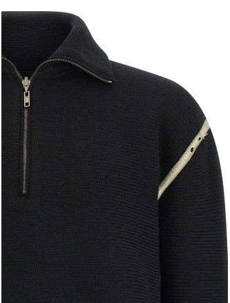 Elbow patch sweater #