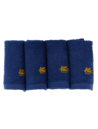 Set of 4 washbasins + '7Plies' basket #