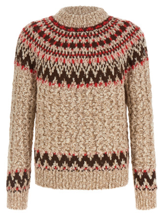 Alpaca and silk sweater