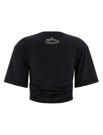 Knotted crop t-shirt #