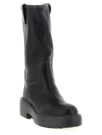 Leather ankle boots #