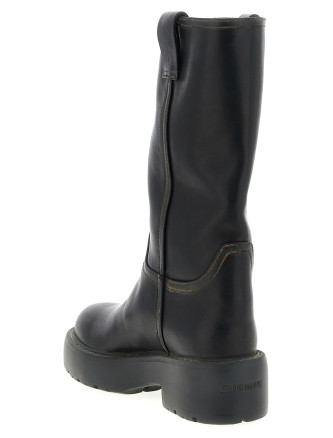 Leather ankle boots #