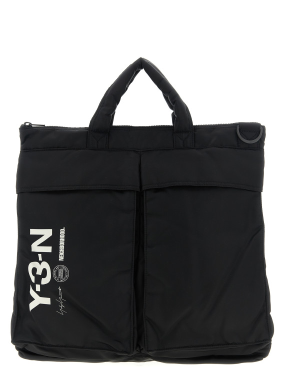 Padded 'NBHD' handbag #1